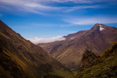 valley in Andes mountains in Peru