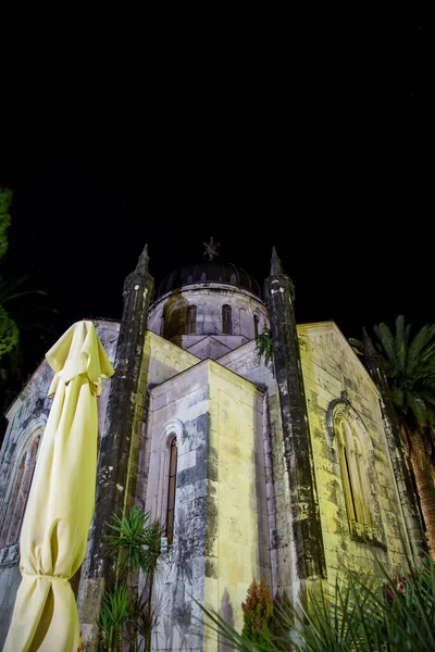 Cathedral Night Herceg Novi — Stockfoto