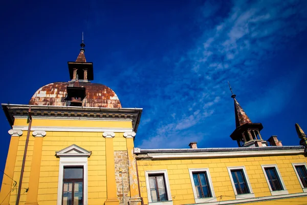 Gebäude Historischen Zentrum Von Sighetu Marmatiei — Stockfoto