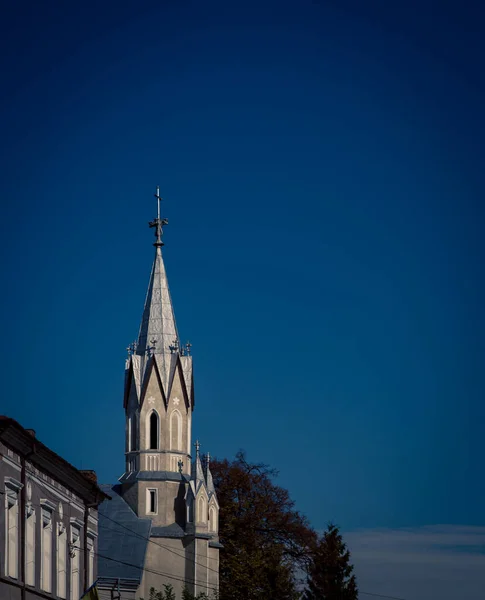 Sighetu Marmateiにある教会の尖塔 — ストック写真