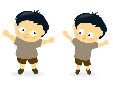 obez çocuk önce ve sonra