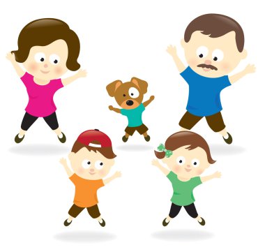 Aile zıplattılar yapıyor