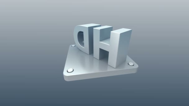 3d Pictogram — Stockvideo