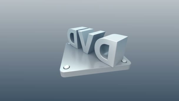 Ícone 3d — Vídeo de Stock