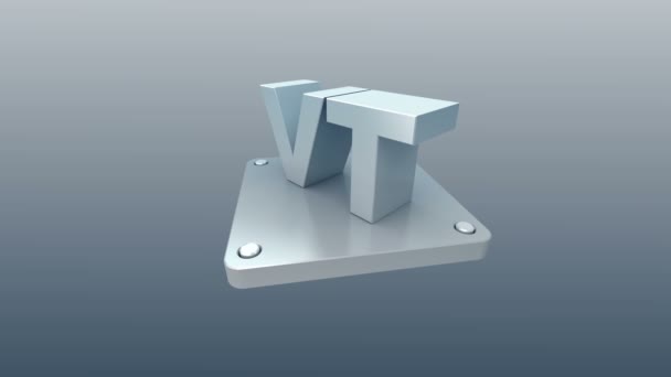 3d Pictogram — Stockvideo