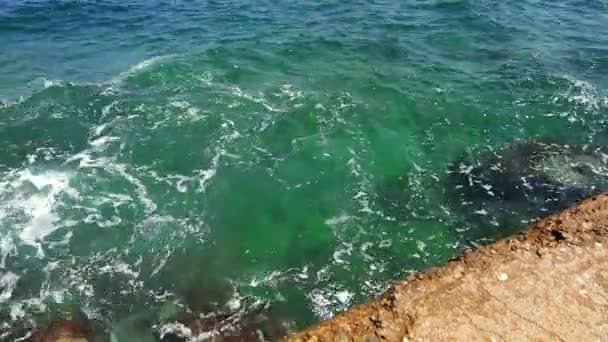 Costa do mar — Vídeo de Stock