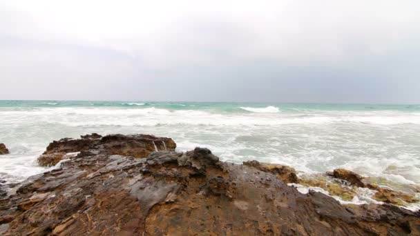 Havet efter en storm — Stockvideo