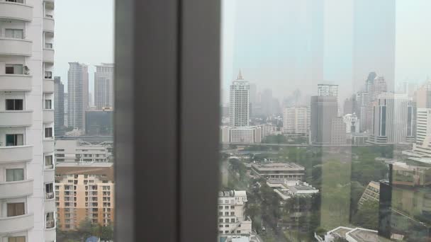 Panorama města — Stock video