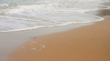 İnsanlar kumda yürüyor.