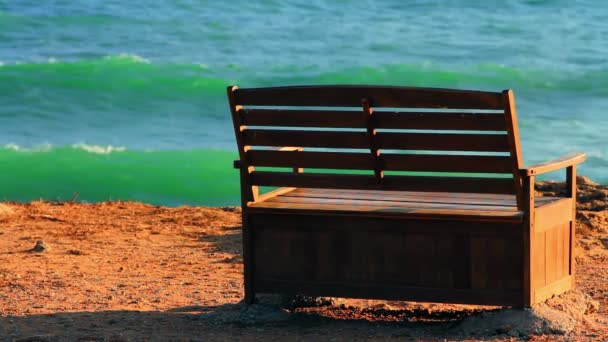 Lugar de descanso junto al mar — Vídeos de Stock