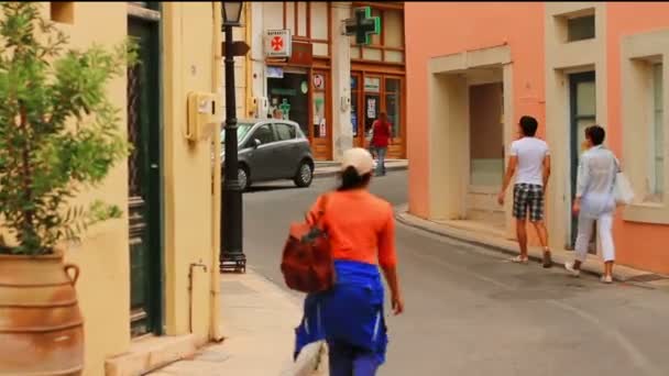小城镇的街道 — 图库视频影像
