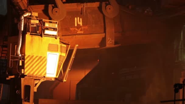Industria siderúrgica — Vídeo de stock