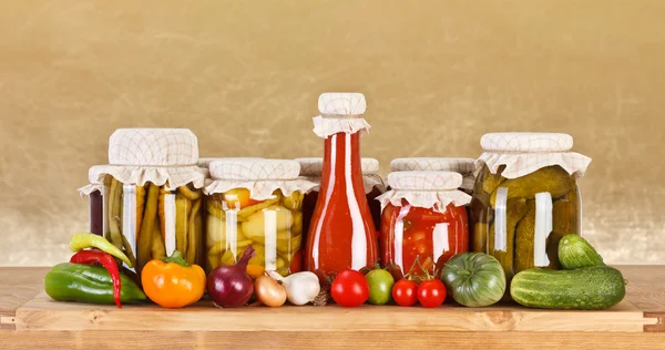 Vegetable preserves — Stock Photo, Image