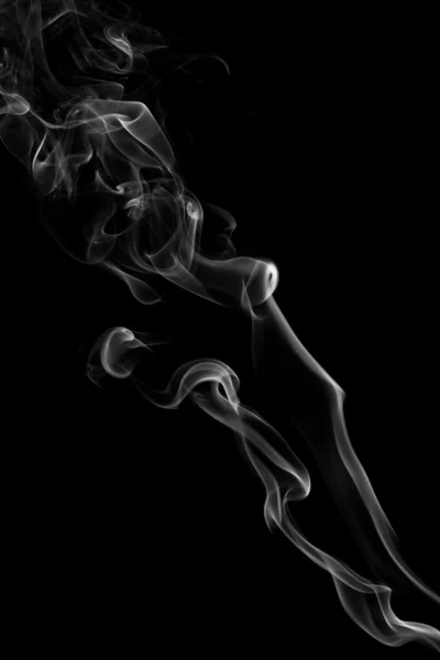 Den abstrakta siffran på röken — Stockfoto
