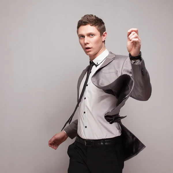 Fashionable guy in formal wear — Stock Photo, Image