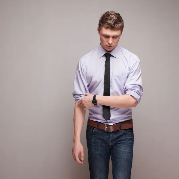 Fashionable guy in formal wear — Stock Photo, Image