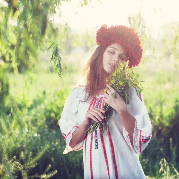 Ukrajinská žena — Stock fotografie
