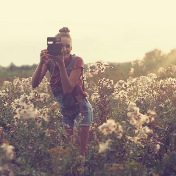 Fotógrafo elegante — Fotografia de Stock