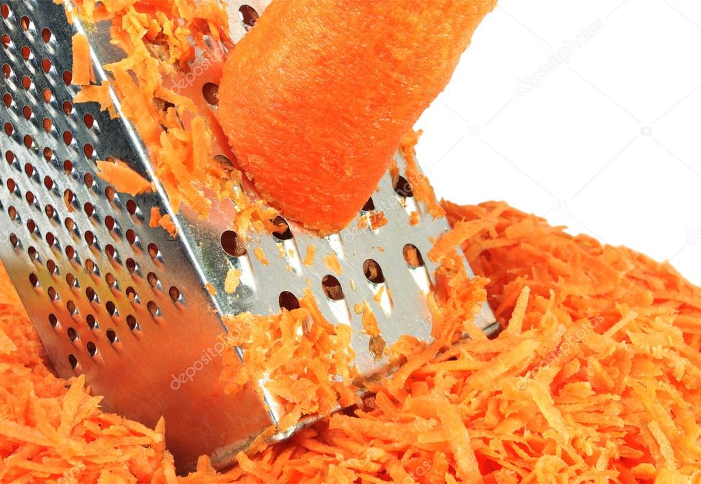 Carrot and grater for vegetables