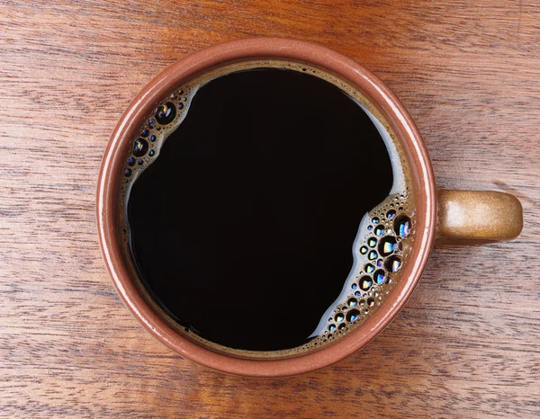Café em um copo de cerâmica — Fotografia de Stock