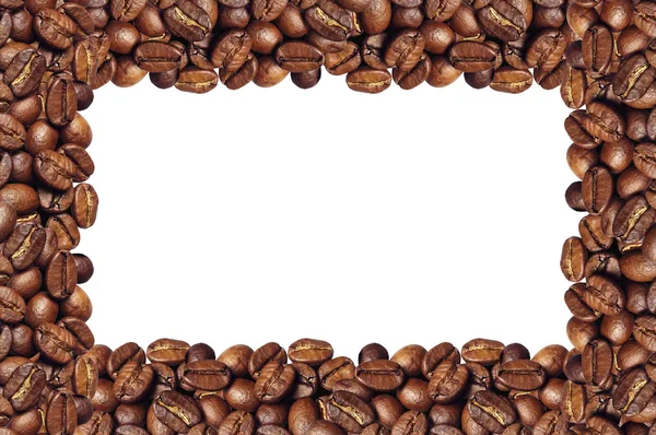 Rám kávových zrn — Stock fotografie