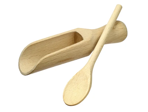 Two wooden spoon — Stock Photo, Image