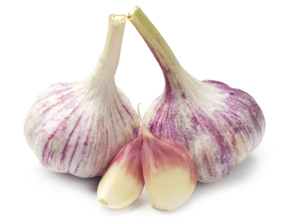 Two garlic and cloves — Stock Photo, Image