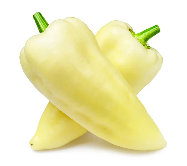 Dvě čerstvé papriky — Stock fotografie