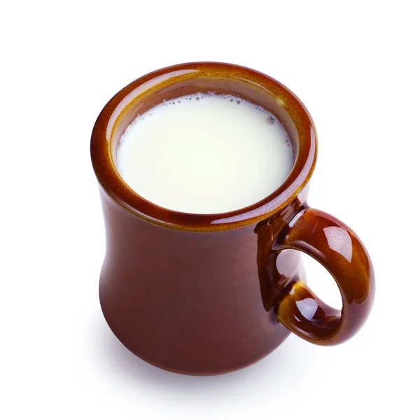 Mug with milk — Stock Photo, Image