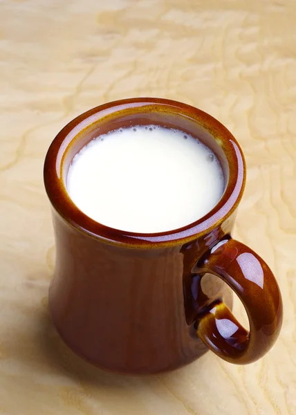 Ceramic mug with milk — Stock Photo, Image