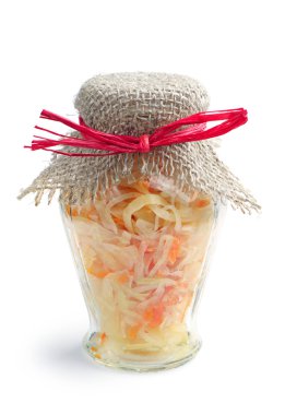 kavanoz içinde lahana turşusu