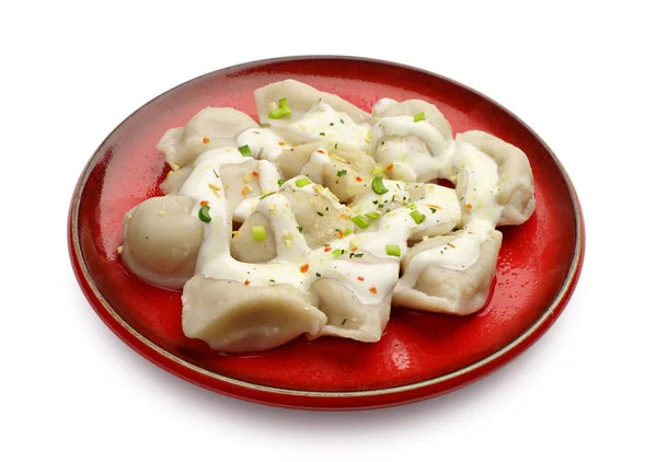 Vařené pelmeni — Stock fotografie