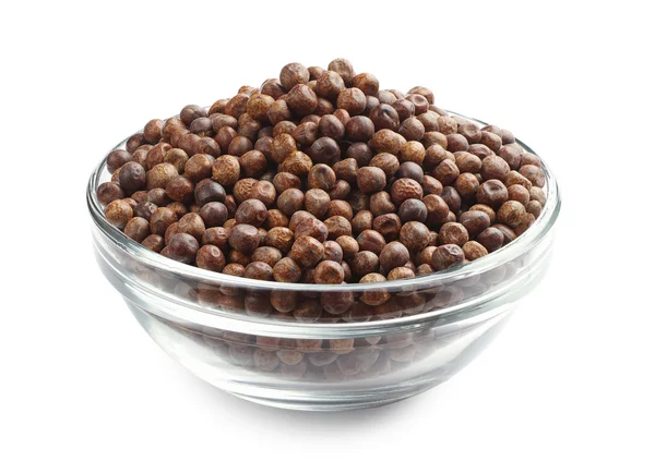 Grey peas in a bowl — Stock Photo, Image