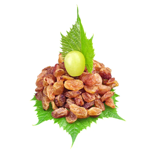 Raisins and grapes — Stock Photo, Image