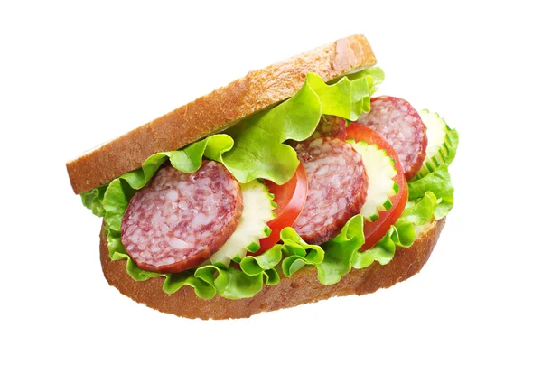 Sandwich à la saucisse — Photo