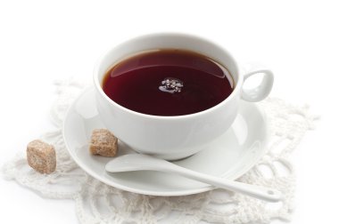 Bir fincan sıcak çay.