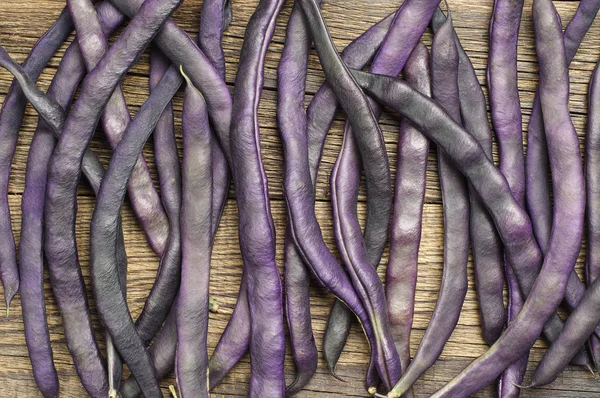 Purple string beans