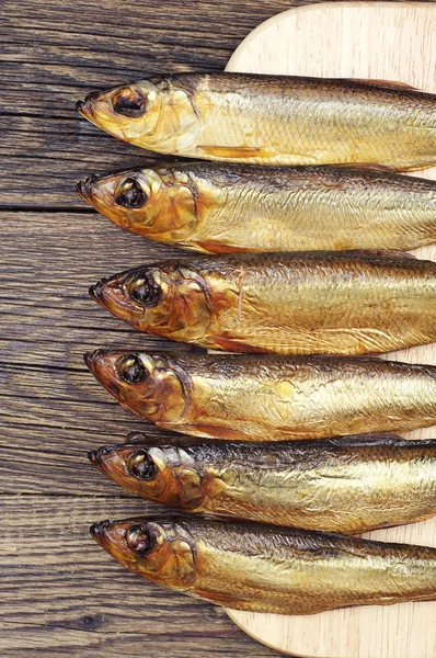 Smoked herring closeup — Stock Photo, Image