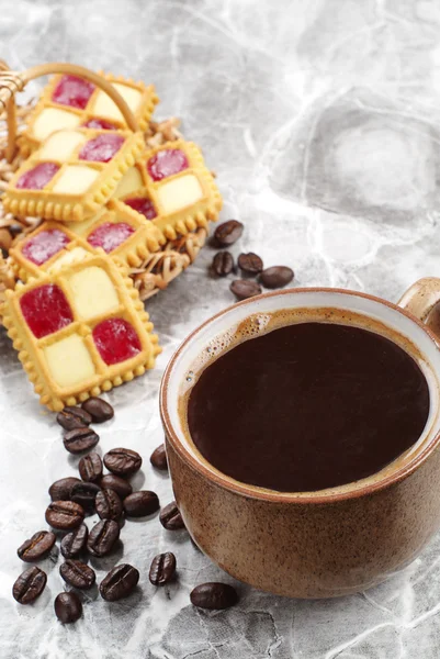 Breakfast with coffee — Stock Photo, Image