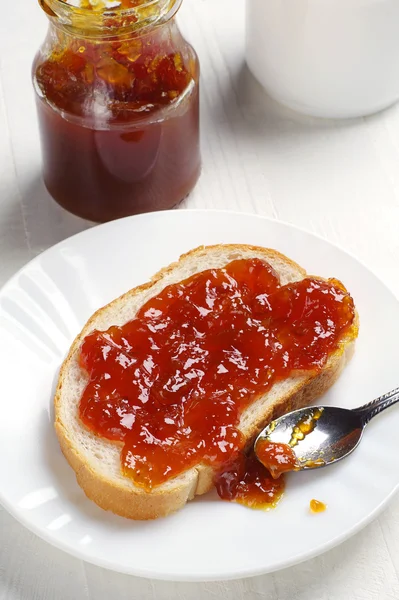 Pan con mermelada — Foto de Stock