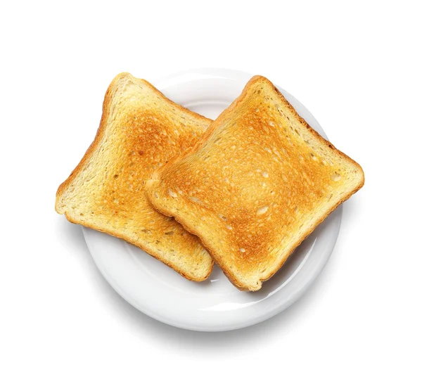 Två toast — Stockfoto