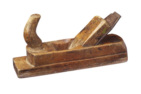 Старый деревянный строгач — стоковое фото