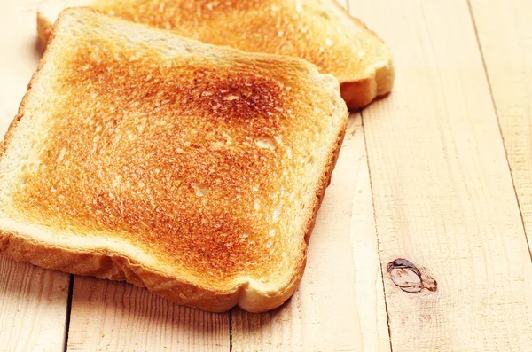ขนมปังขนมปังสองชิ้น — ภาพถ่ายสต็อก