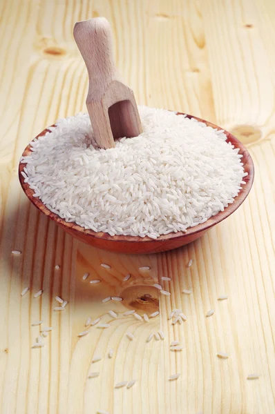 Arroz en un tazón — Foto de Stock