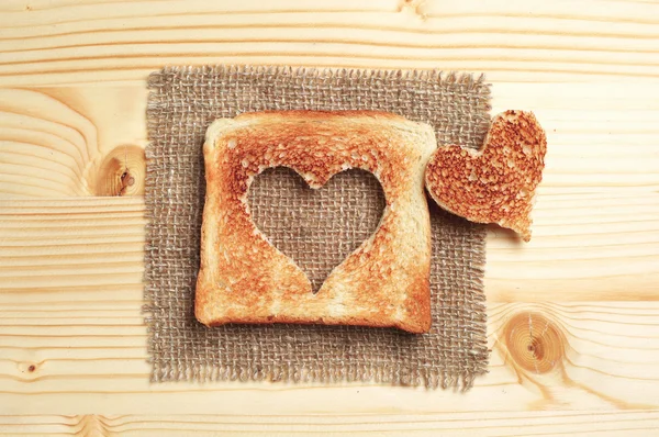 Scheibe Toastbrot — Stockfoto