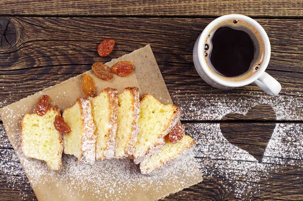 Kaffee und Kuchen — Stockfoto