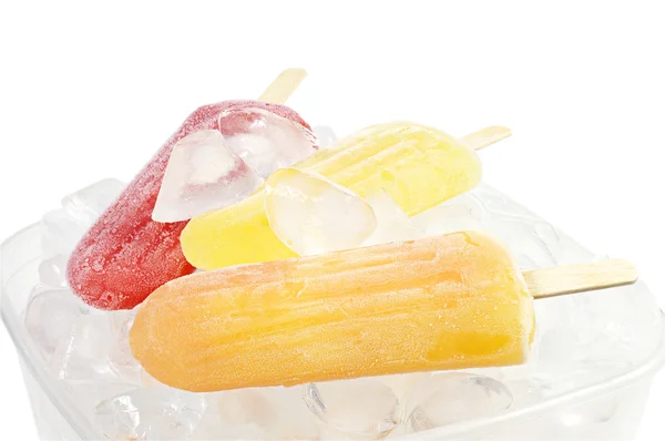 Färgglada popsicle — Stockfoto