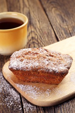 lezzetli kek ve çay