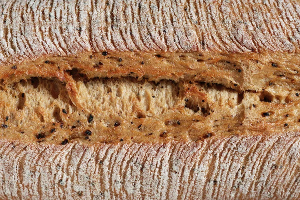Фон Свіжого Хліба Чіабата Крупним Планом — стокове фото