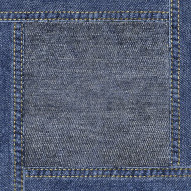 son derece detaylı grunge denim doku - çift dikiş çerçeve ile soyut kirli kot arka plan aşınmış